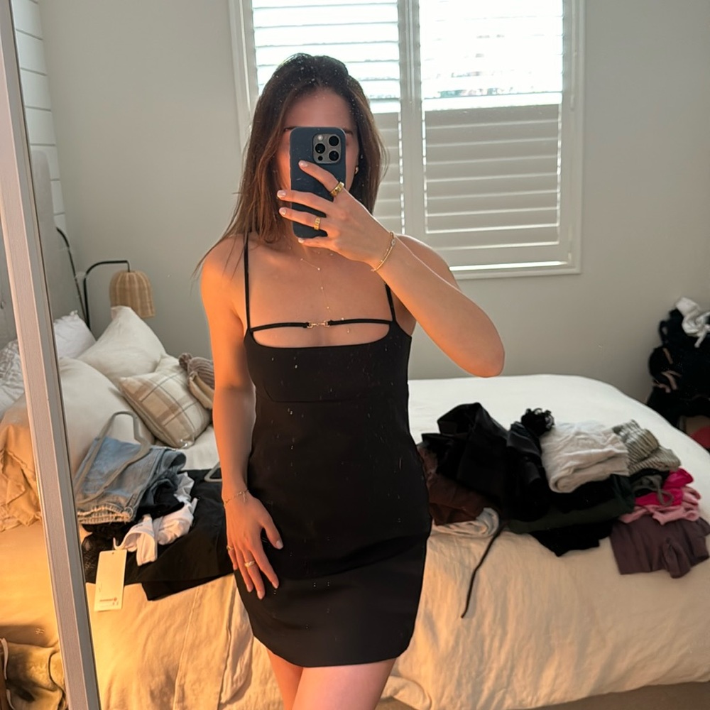 Rumored black mini dress